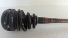 Vintage 12" Mexican Molinillo Hand Carved Wood Hot Chocolate Whisk Stirrer — photo 4