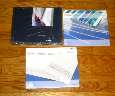 CREATIVE MEMORIES LOT ALBUM, PAGES, PAGE PROTECTORS 12'' BY 10'' SIZE LANDSCAPE