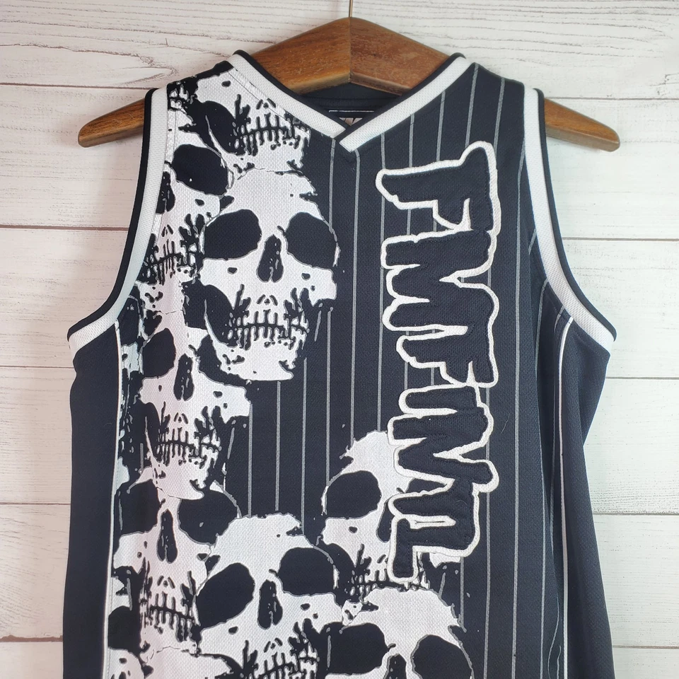 Camiseta sin mangas FMF Intl Apparel Y2K calaveras motocross motocicleta para hombre talla M negra de colección Foto 2 de 4