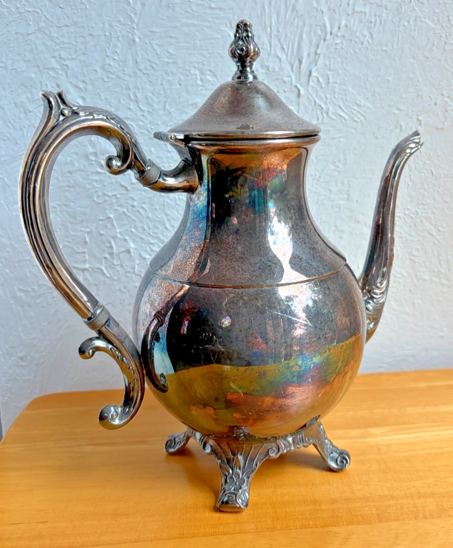 F B Rogers Silver Co In Antique Us Silver-Plated Teapots, Coffee