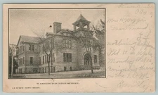 Lesueur Center Minnesota~Washington High School~DPO Cancel~1905 Postcard