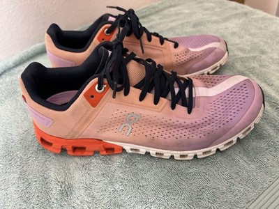 CLOUDFLOW WOMENS ''ROSE/FIJI FIRM COMFORTABLE ZERO-GRAVITY RUNNING SHOES SIZE 9