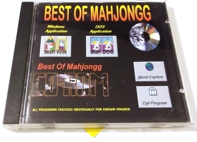 BEST OF MAHJONGG IBM COMPUTER GAME CD ROM 1995 EXPLORE THE WORLD OF SOFTWARE INC