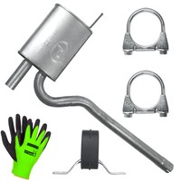 Auspuff Mitteltopf MittelschaldäMpfer FüR Audi A4 B5 1.8 1.8T (1994-09/2001)