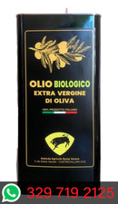 Olio nuovo 2026-5 LITRI Olio Extravergine d'Oliva BIO-Prodotto in Calabria