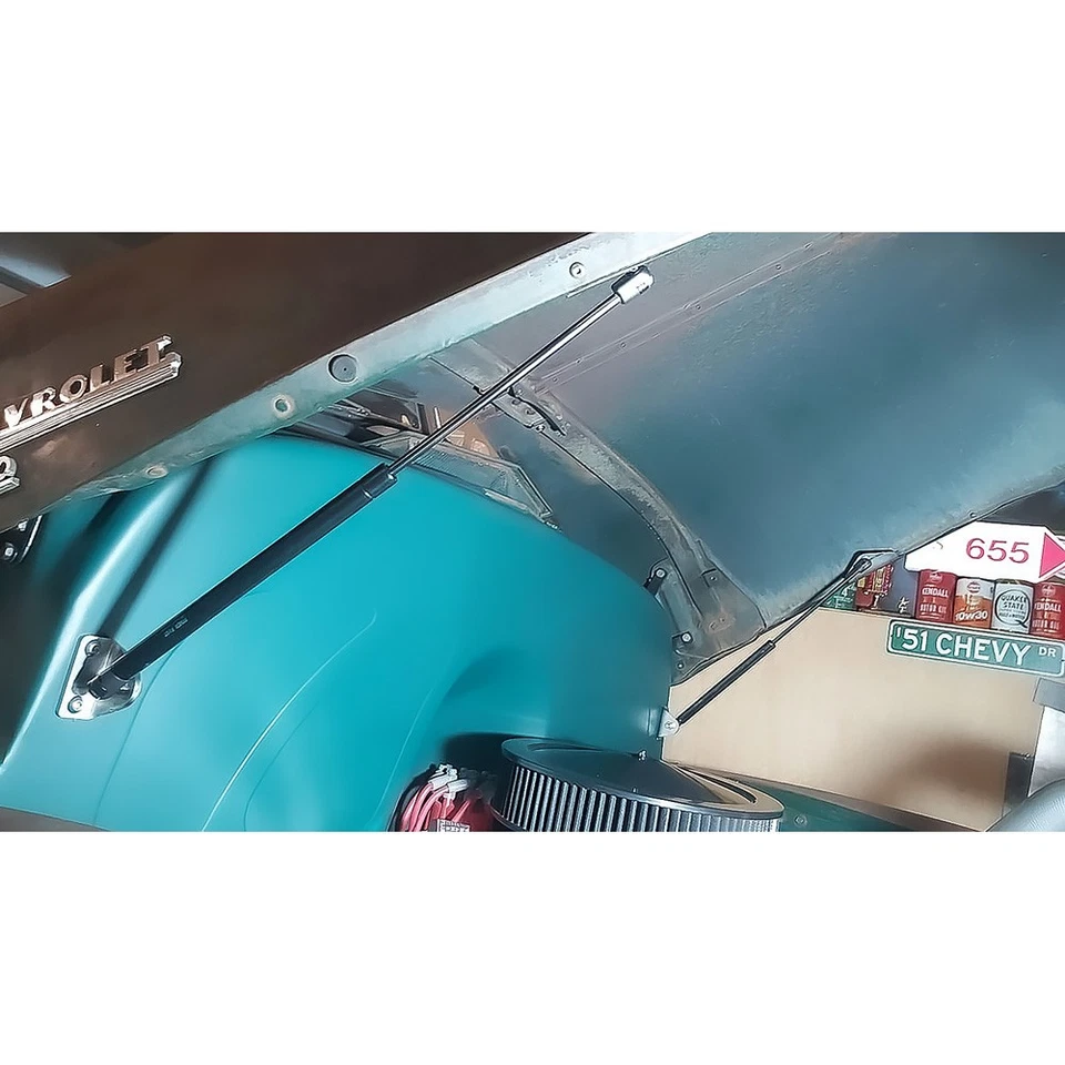 1947-54 Chevrolet/GMC Truck; Hood Strut; Stainless Steel - Изображение 2 из 2