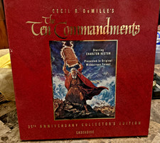 Ten Commandments 35th Anniversary Collector  s Edition LaserDisc Charlton Heston