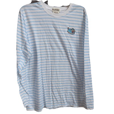 Pusheen Box Exclusive 2019 Cat Striped Long Sleeve Shirt M Oversize Rare