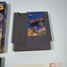 Gioco Nintendo NES Xevious The Avenger CIB completo di scatola 