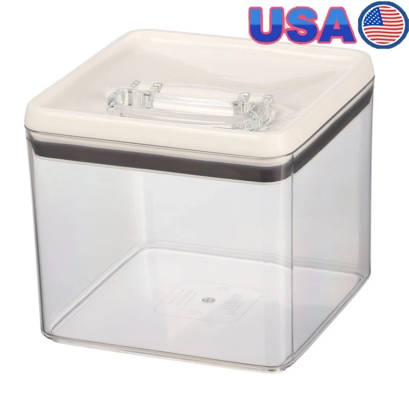 Flip-Tite Food Storage Container Dry Goods Easy Open BPA Free Stackable New