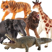 Dschungel Tierfiguren Set Safari Wildtiere Spielzeug FüR Kinder
