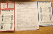 3 Vintage Marconi Valve