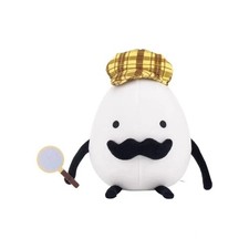 New 25cm Detective Egg Plush Game Stuffed Plushies Cartoon Doll Pillow For Fans