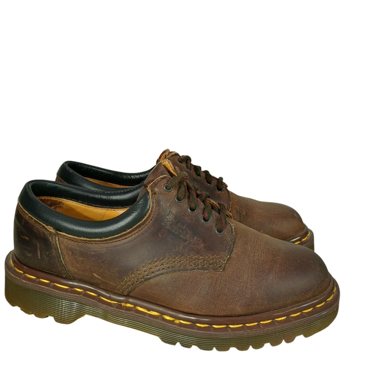 Martens 8053 Brown Leather Oxford Shoes Mens Womens Made In  England