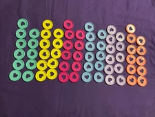 Happy Planner BIG Rings Pink Yellow Blue Green Purple Coral 66 Total (11 Each)