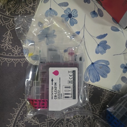 2 Stück LC401 LC-401 Tintenpatronen Magenta Cyan MFC-J1010DW MFC-J1012DW MFC-J1170DW - Bild 1 von 2