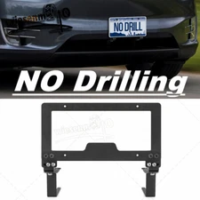 No Drilling Front License Plate Mount Holder fits Tesla Model X 2020-16 17 18 19
