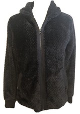 Ideology Empower Womens Jacket Faux Fur Zippered Jacket Bnwts Large & Xs