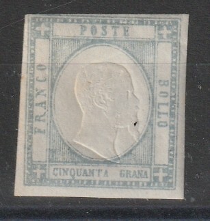 1861 PROVINCE NAPOLETANE 50gr. GRIGIO PERLA SASS N° 24 MNH MF125254 - Picture 1 of 2