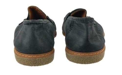 NUOVI MOCASSINI NAVY CREAZIONI LOUISPORT Nubuk Horsebit 44 EU 10 USA ITALIA - Foto 5 di 7
