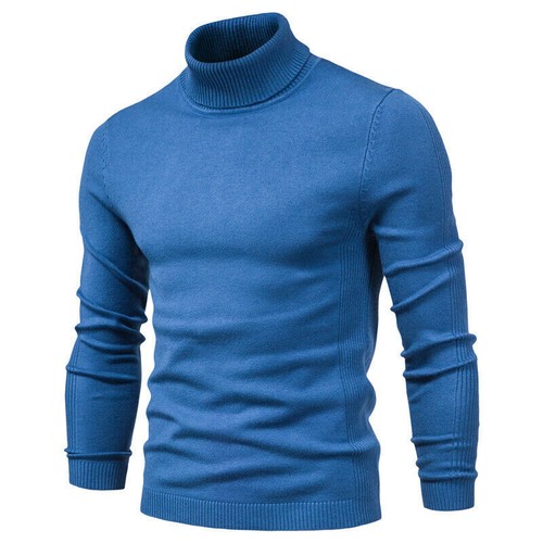 Turtleneck Thick Mens Sweaters Casual Turtle Neck Turtleneck Sweaters Men - Picture 7 of 22