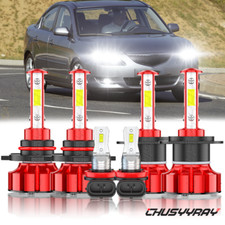 9005 H7 H11 Combo Led Headlight Hilo Fog Light Bulbs For Mazda 3 2004 2005 2006
