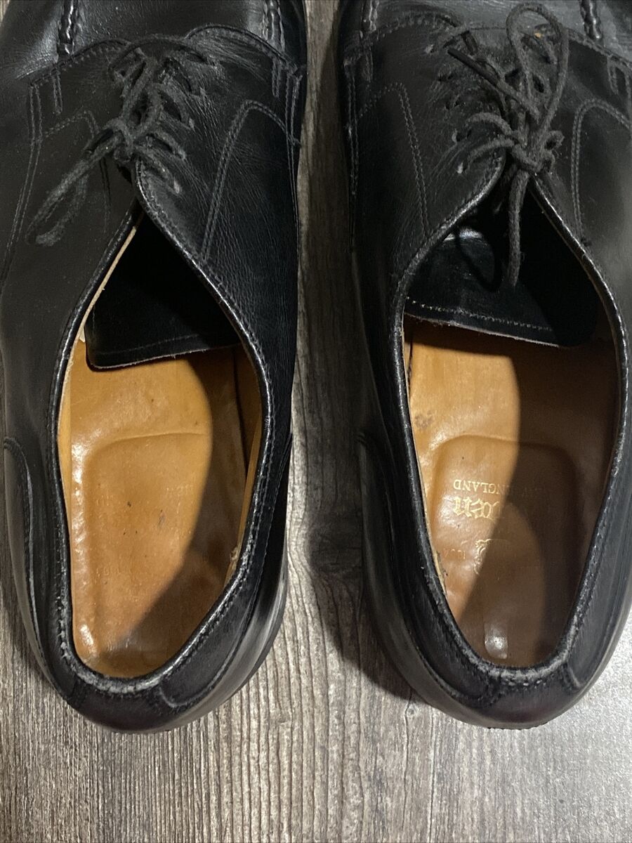 Alden Men's Norwegian Split Toe Handsewn Black Calfskin Alden Men's Norwegian Split Toe Handsewn Black Calfskin