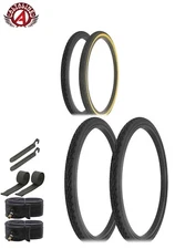 ALTALINE BICYCLE WIRE BEAD DURABLE TIRE 26 x 1.75 CORDOBA SEMI-SLICK 8pc SET.