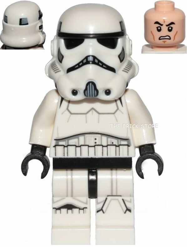 LEGO STAR WARS 2019 DUAL MOULDED STORMTROOPER W/ GREY SQUARES