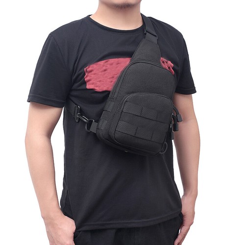 Molle Tactical Sling Poitrine Sac Assault Bag Lettre Pour Les Hommes Faire Sac - Imagen 3 de 10