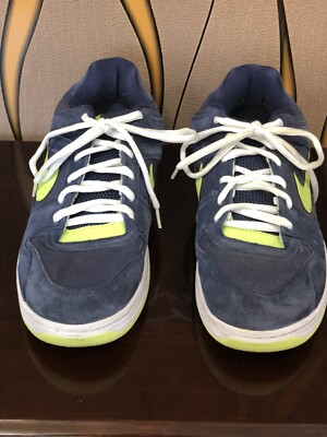 VINTAGE Nike Zoom Encore 6.0 Dark Blue Neon Green White SB 13