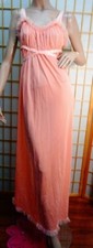 Vintage Carters Nightgown womens Junior Miss 34 bust  Coral