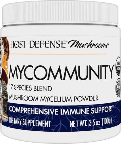 Host Defense Mushrooms Organic MyCommunity Powder -- 3.5 oz
