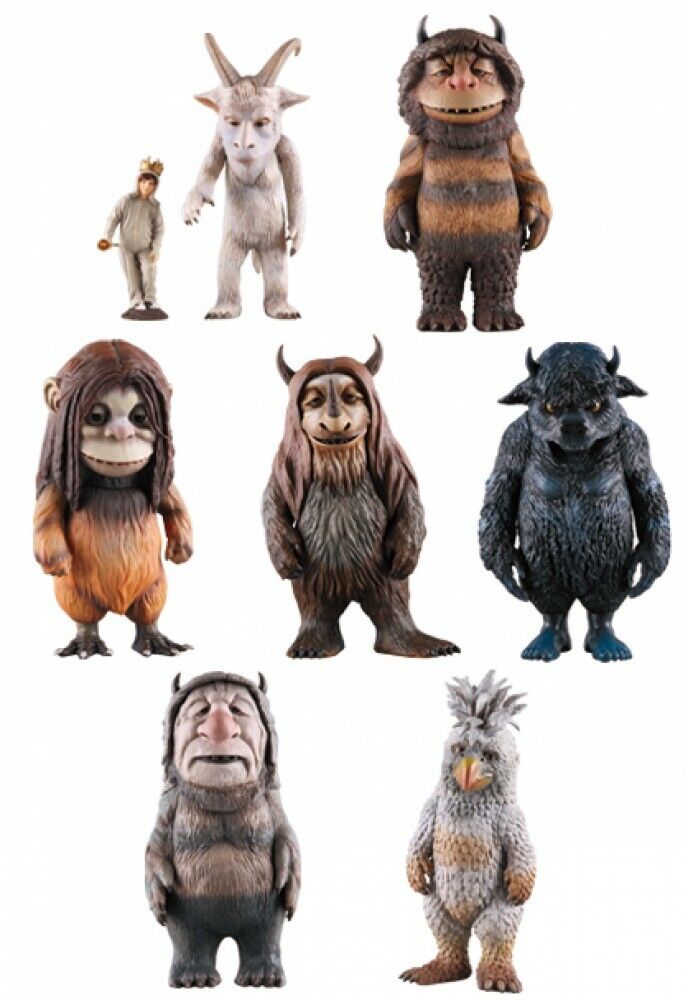 Medicom Toy Where the Wild Things Are VCD Figure Doll 7pcs Medicom Toy Where the Wild Things Are VCD Figure Doll 7pcs