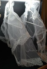 Vtg. 1950's Wedding Veils For Adult/ Little Girl Communion Or Flower Girls