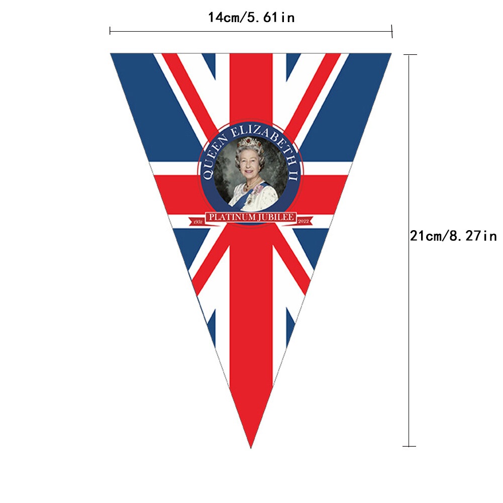 England Flag String Hanging Banner Queen Day String Flag Party Supply