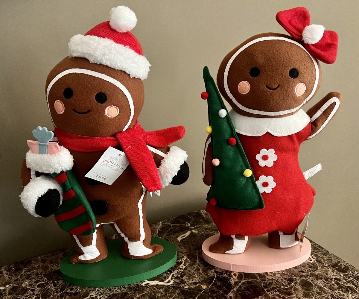 Target Wondershop Fabric Mr & Mrs Gingerbread Decorative Christmas