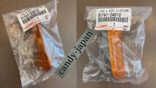 Toyota Genuine Side Turn Signal Lamp Lens OEM Car Soarer 81741-24010 81731-24010 - Imagen 18 de 24