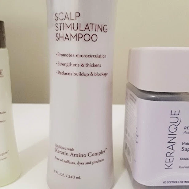 Champú estimulante Keranique Follicle Boosting Serum suplementos para cabello cuero cabelludo Foto 3 de 4