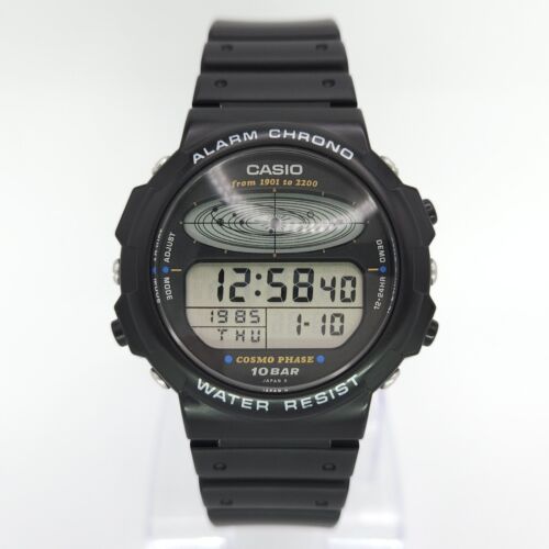 CASIO CGW-50 COSMO PHASE 100M VINTAGE DIGITAL WATCH JAPAN 1985 - Picture 1 of 11