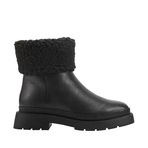 Torrid Black Plaid Faux Fur Trim Lace Duck Boots Ankle  display picture 2