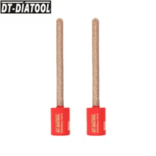 2pcs 8*100mm Diamond Drilling Bit Mortar Raking Finger Bits Removal Brick Stone