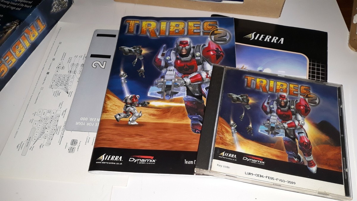 Jeu PC Tribes 2 - Big Box Sous Blister - Bon état - Jeu De Tir Futuriste Collector