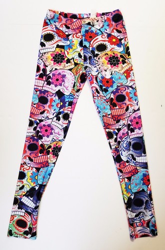 Sugar Skull Leggings Dia De Los Muertos 