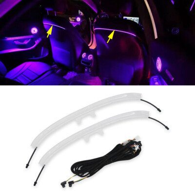 For Mercedes Benz c43 c63 c300 W205 Ambient Light Strips LED Seat Back ...