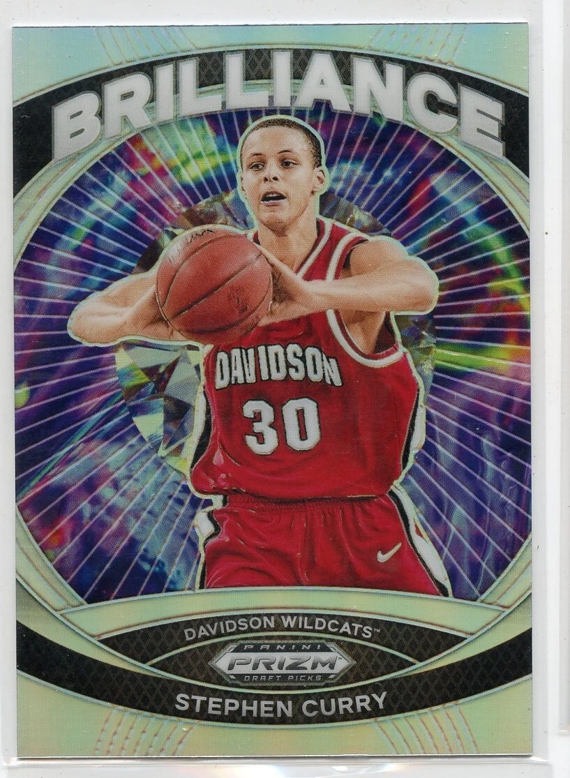 2024 Panini Prizm Draft Picks - Brilliance Stephen Curry #10 Silver Prizm