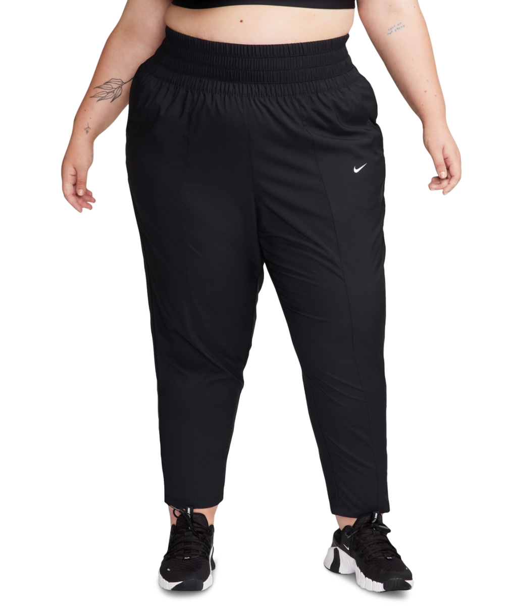 Nike Women One Dri-FIT Ultra High Rise Pants Black Plus Size 1X | eBay