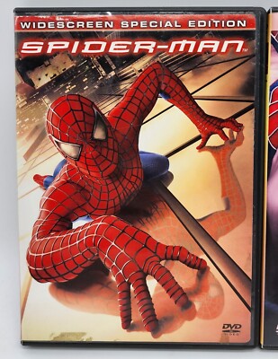 Spider-Man 3 DVD Lot: 1-2-3 - MARVEL - 5 Discs Preowned Wide