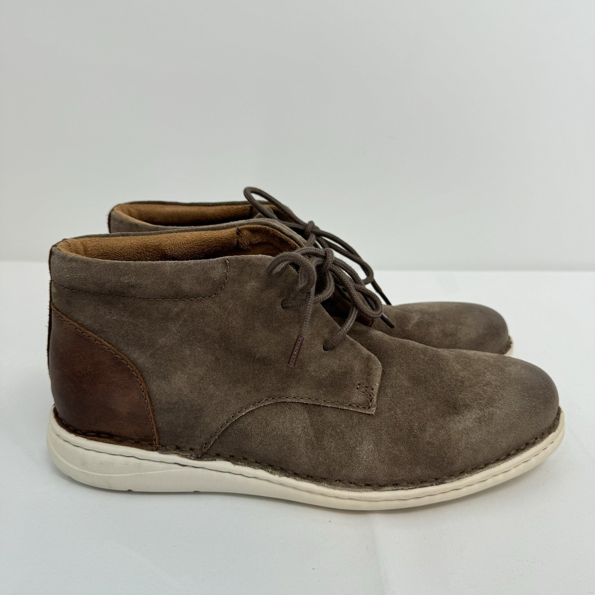 Born Men\'s Theo Chukka Taupe Brown Lightweight Boot Lace Up Size 9 Born Theo Chukka Boot - Free Shipping | DSW main image 4
