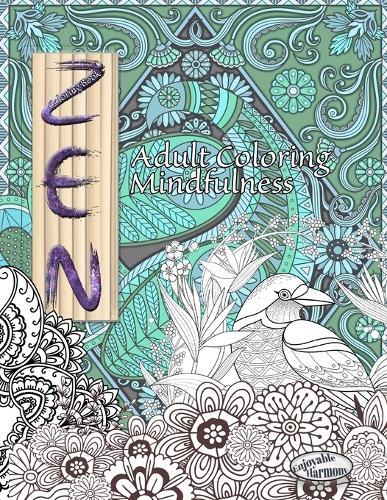 Thumbnail - Enjoyable Harmony Zen Coloring Book. Adult Coloring Mindfulness
